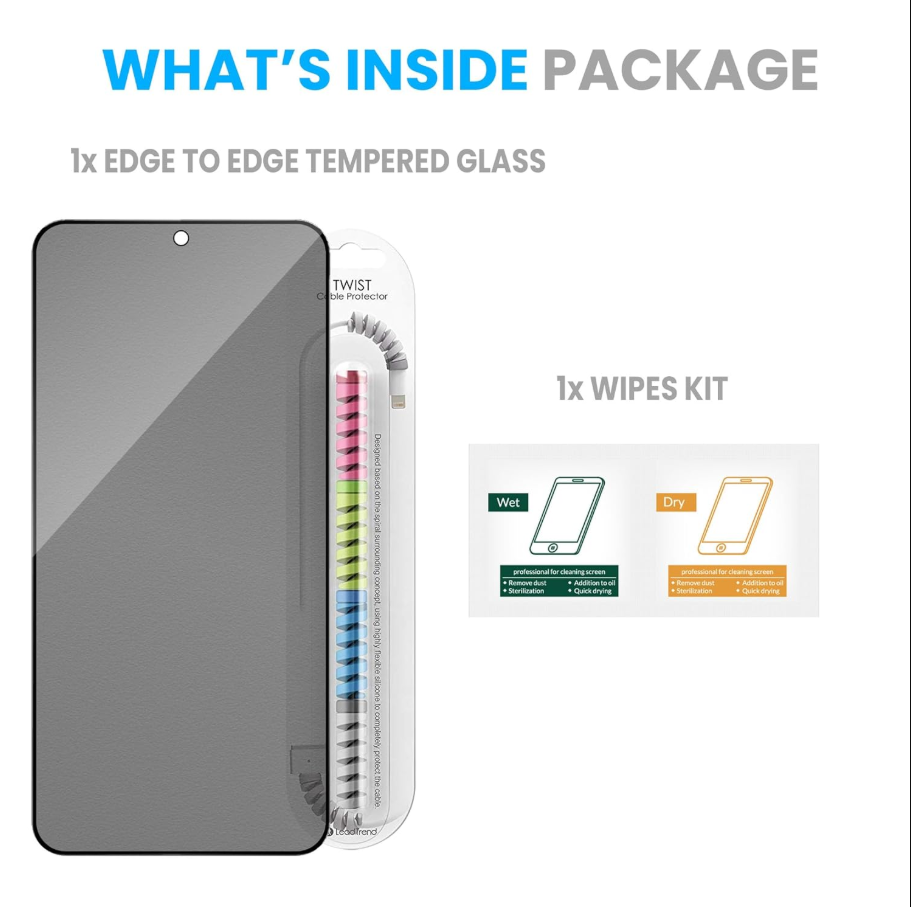 Samsung Galaxy S Privacy Glass Easy Installation