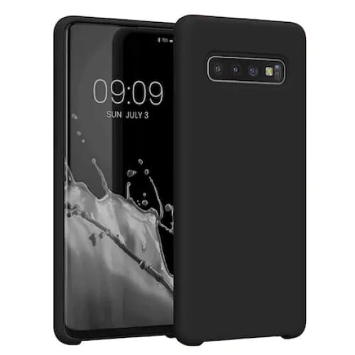 Silicone Case for Samsung Galaxy S10 (Black)