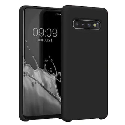 Silicone Case for Samsung Galaxy S10 (Black)