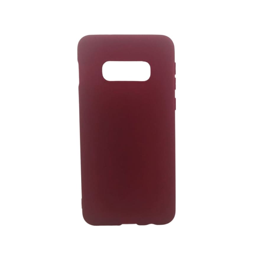 Silicone Case for Samsung Galaxy S10e (Maroon)