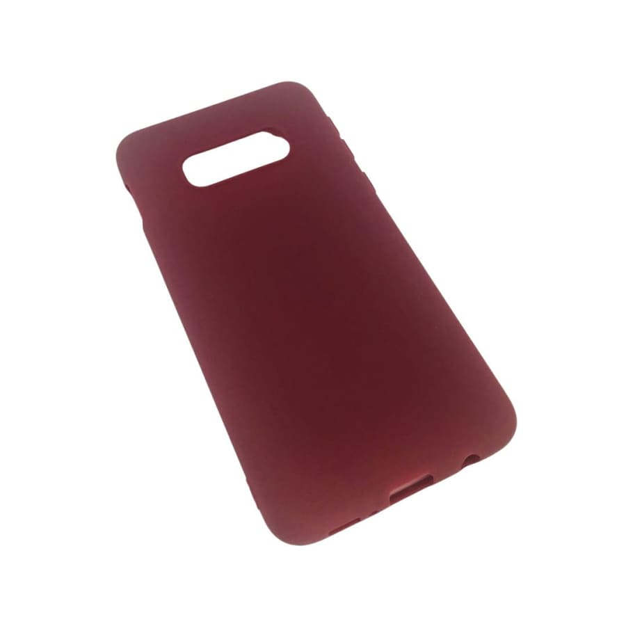 Silicone Case for Samsung Galaxy S10e (Maroon)