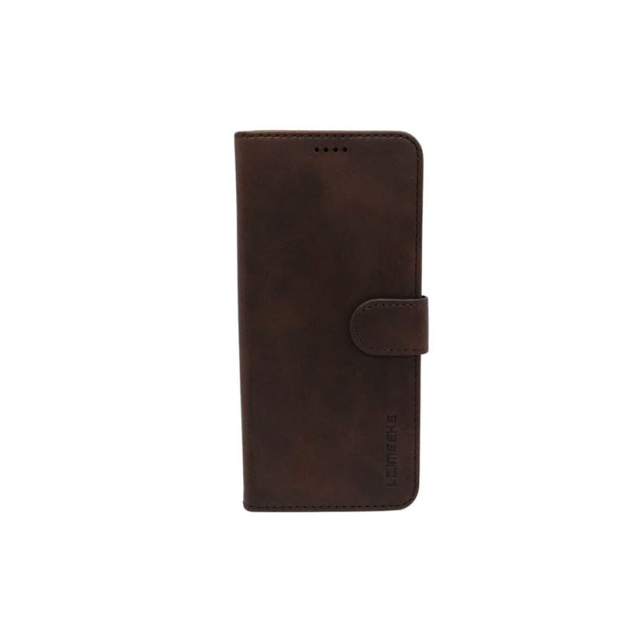 Synthetic Leather Flip Case for Samsung Galaxy S20 (Brown)