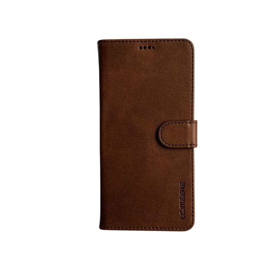 Leather Flip Case for Samsung Galaxy S20 FE (Brown)