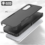 Samsung Galaxy S20 FE Dual Layer Armor Hard Case – Black - Mobile Phone