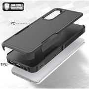 Samsung Galaxy S20 FE Dual Layer Armor Hard Case – Black - Mobile Phone