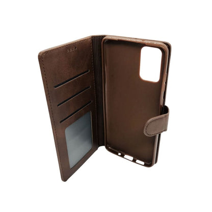 Synthetic Leather Flip Case for Samsung Galaxy S20 Plus (Brown)