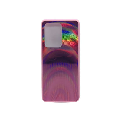 Silicone Case for Samsung Galaxy S20 Ultra (Pink Rainbow)