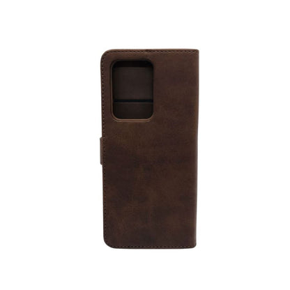 Synthetic Leather Flip Case for Samsung Galaxy S20 Ultra (Brown)