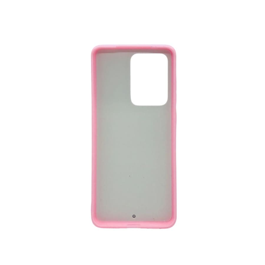 Silicone Case for Samsung Galaxy S20 Ultra (Pink Rainbow)