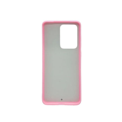 Silicone Case for Samsung Galaxy S20 Ultra (Pink Rainbow)