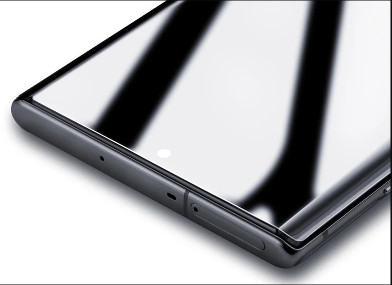 Side View of Curved Tempered Glass for Samsung S20 Ultra