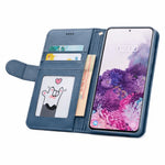 Samsung Galaxy S20 Ultra Flip Wallet Case Cowhide Dot Pattern - Mobile Phone