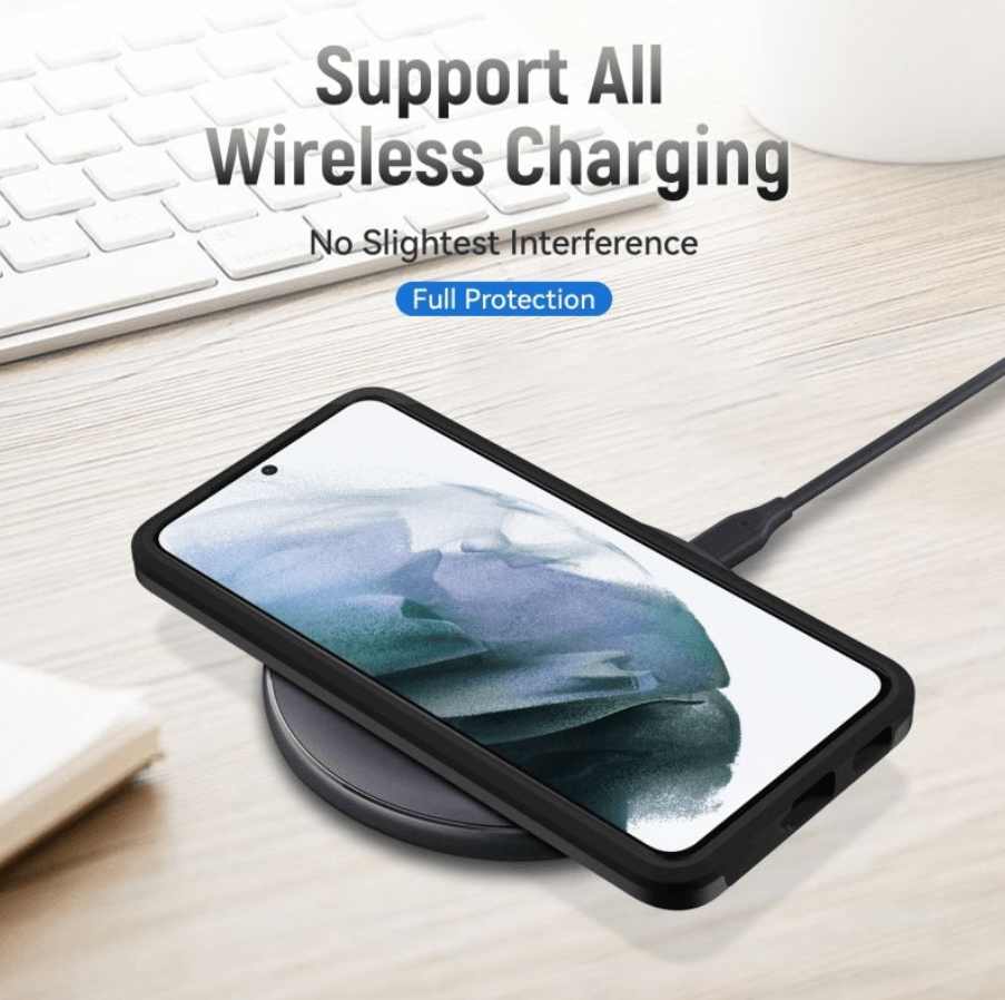 Samsung Galaxy S21 FE dual layer armor case back view