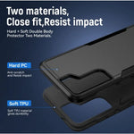 Samsung Galaxy S21 FE Dual Layer Armor Hard Case – Black - Mobile Phone