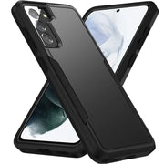 Samsung Galaxy S21 FE Dual Layer Armor Hard Case – Black - Mobile Phone