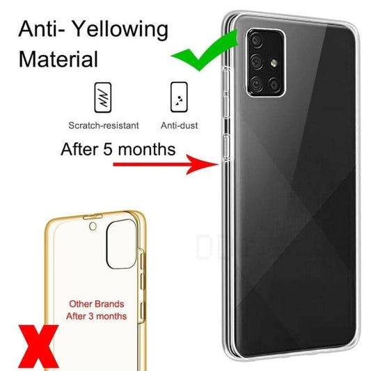 Clear Silicone Case for Samsung Galaxy S21 Plus (Clear)