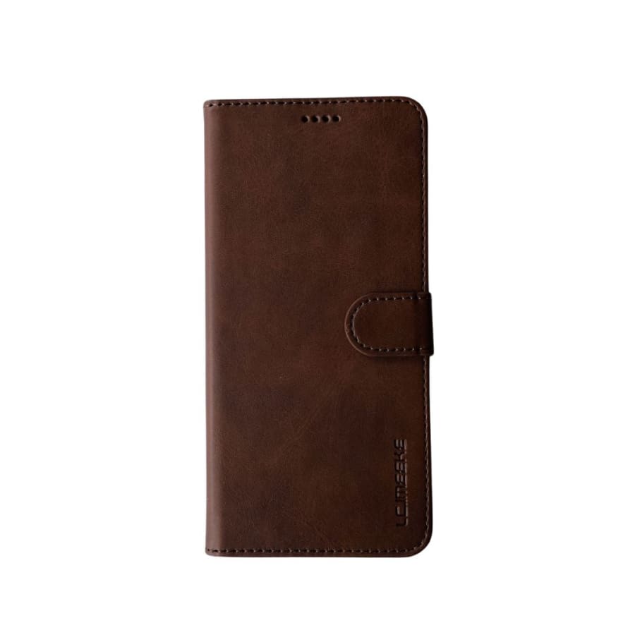 Synthetic Leather Flip Case Case for Samsung Galaxy S21 Plus (Brown)