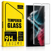 Samsung Galaxy S21 Ultra Clear Tempered Glass Screen Protector (2 Pack) – 9H HD 2.5D Rounded Edge Impact & Scratch
