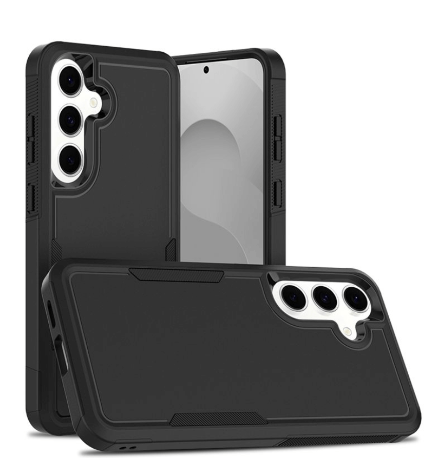 Samsung Galaxy S23 FE dual layer armor hard case black