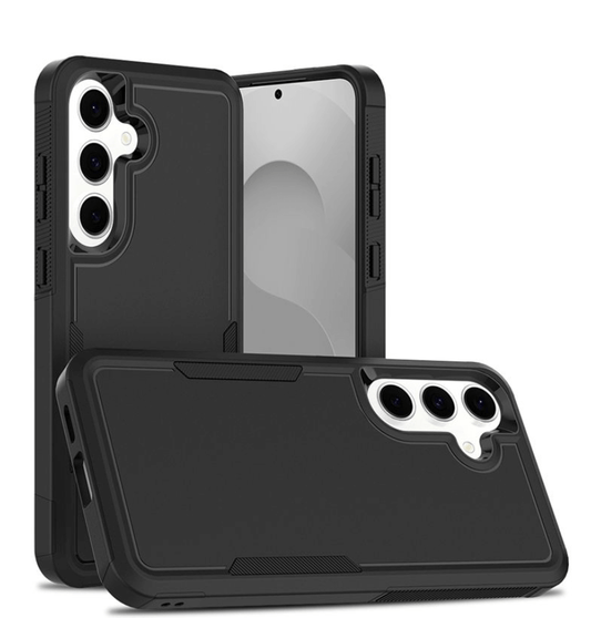 Samsung Galaxy S23 FE dual layer armor hard case black