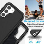 Samsung Galaxy S23 Triple Layer Armor Hard Case | 3-Layer PC TPU Cover