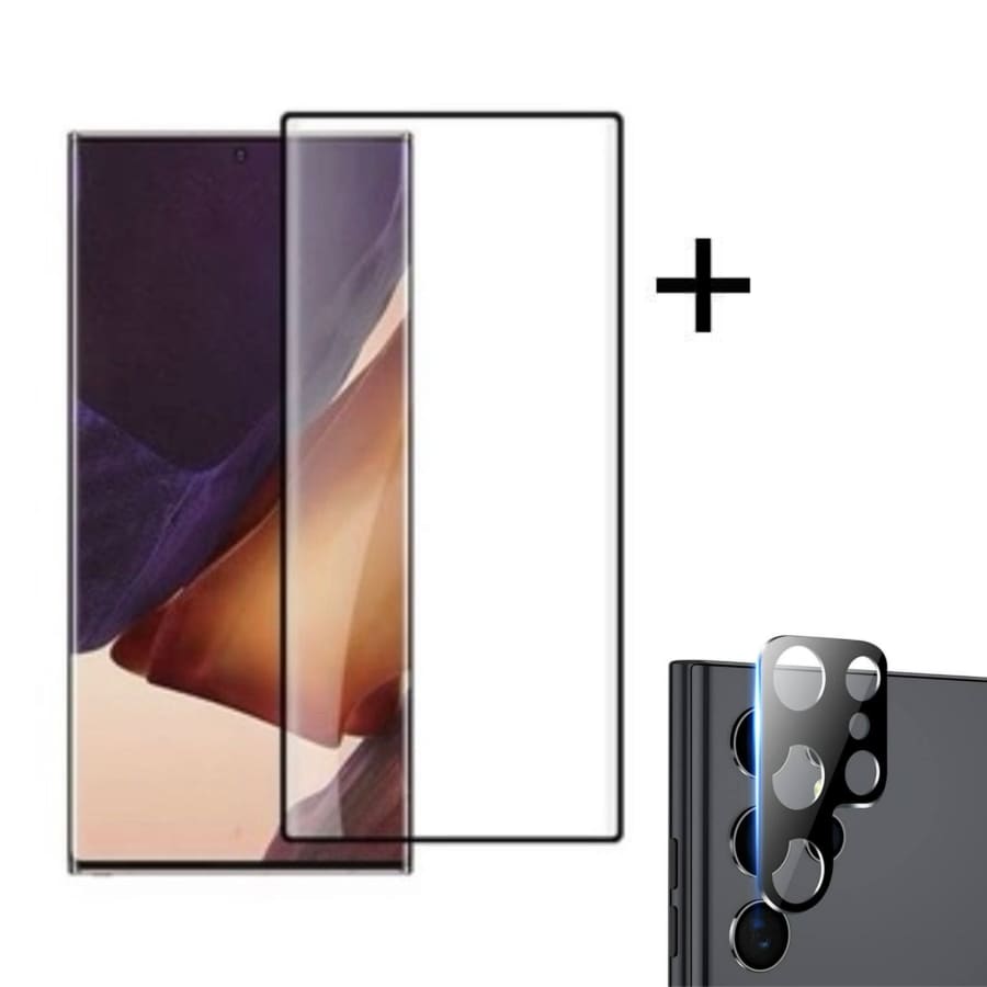 Glass Screen Protector for Samsung Galaxy S23 Ultra (2 in 1)