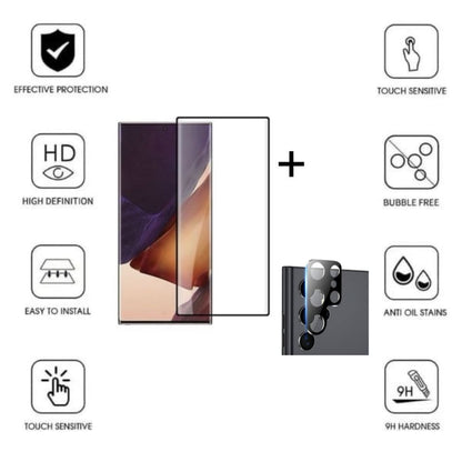 Glass Screen Protector for Samsung Galaxy S23 Ultra (2 in 1)