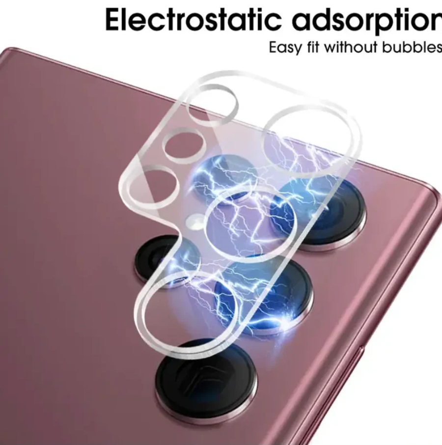 Phone case with electrostatic adsorption feature on a pink phone