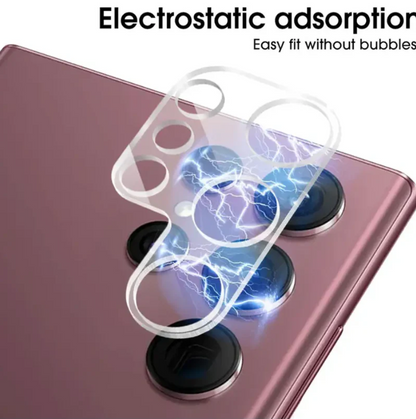 Phone case with electrostatic adsorption feature on a pink phone