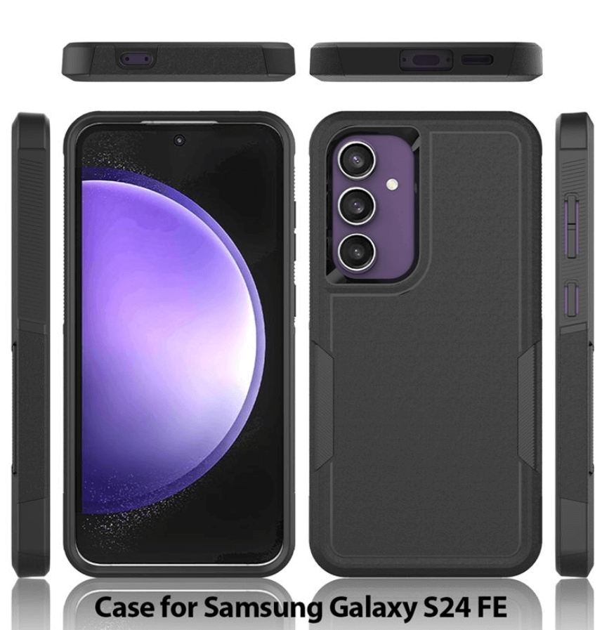 Samsung Galaxy S24 FE armor case precise cutouts