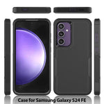 Samsung Galaxy S24 FE Dual Layer Armor Hard Case - Mobile Phone