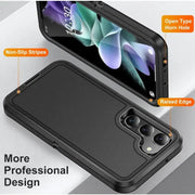 Samsung Galaxy S24 FE Triple Layer Armor Hard Case | 3-Layer PC TPU Cover