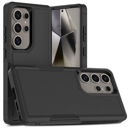 Samsung Galaxy S24 Ultra dual layer armor hard case black
