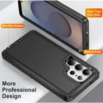 Samsung Galaxy S24 Ultra Triple Layer Armor Hard Case | 3-Layer PC TPU Cover