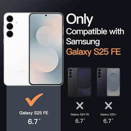 Samsung Galaxy S25 FE Hybrid Ultra Clear Shockproof Case