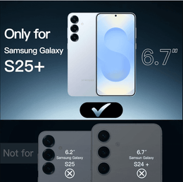 Samsung Galaxy S25 Plus Hybrid Ultra Clear Shockproof Case