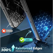 Samsung Galaxy S25 Ultra Privacy Tempered Glass Screen Protector (2 Pack) – 9H HD Anti-Spy 2.5D Rounded Edge Impact &
