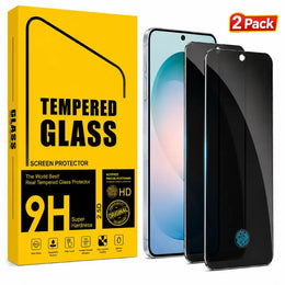 Samsung Galaxy S25 Ultra Privacy Tempered Glass Screen Protector (2 Pack) – 9H HD Anti-Spy 2.5D Rounded Edge Impact &