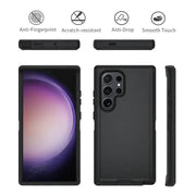 Samsung galaxy S25 Ultra Triple Layer Armor Hard Case | 3-Layer PC TPU Cover