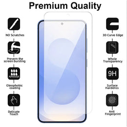 Samsung Galaxy S26 Plus Clear Tempered Glass Screen Protector – 9H Hardness