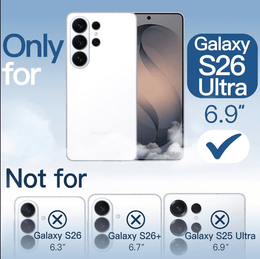 Samsung Galaxy S26 Ultra Hybrid Ultra Clear Shockproof Case
