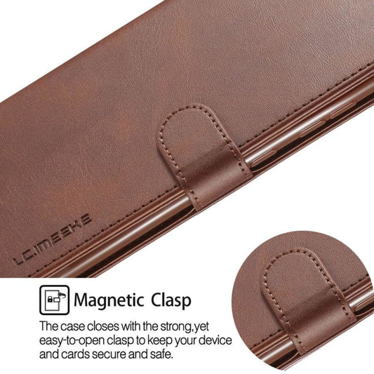 Synthetic Leather Flip Case for Samsung Galaxy S6 (Brown)
