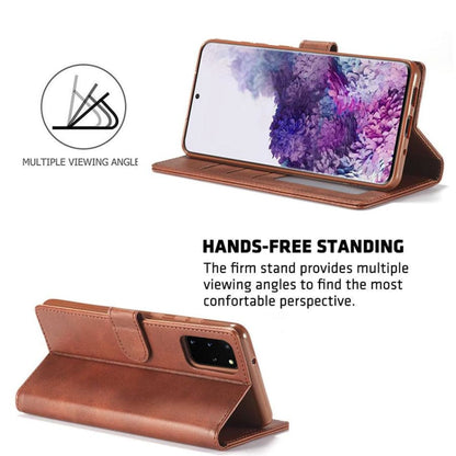 Synthetic Leather Flip Case for Samsung Galaxy S6 (Brown)