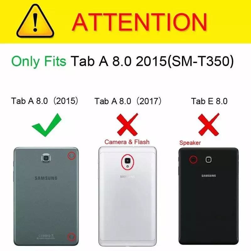 Black Cover for Samsung Galaxy Tab A 8.0” (2015) - T350