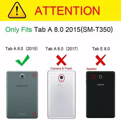 Black Cover for Samsung Galaxy Tab A 8.0” (2015) - T350