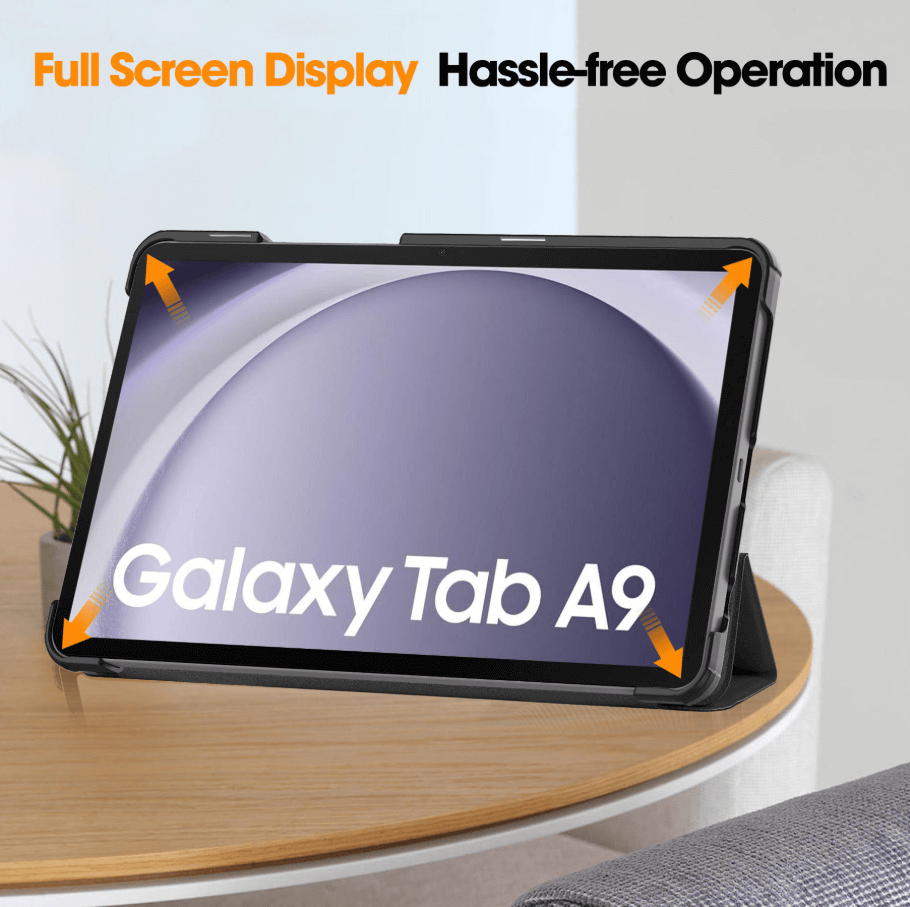 Samsung Galaxy Tab A9 8.7 magnetic flip full screen display