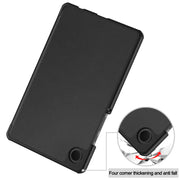 Samsung Galaxy Tab A9 8.7 Trifold Folio Stand Slim PU Leather Magnetic Flip Cover Case