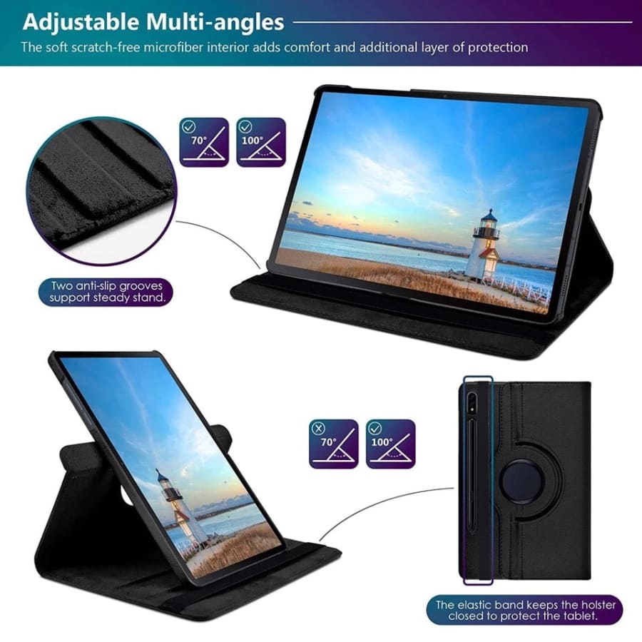 Black Cover for Samsung Galaxy Tab S9 Ultra 14.6” (2023) - X910/X916B