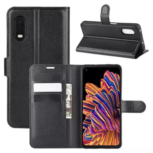Wallet Case for Samsung Galaxy Xcover Pro (Black)