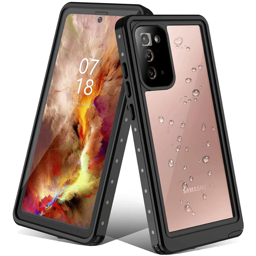 Samsung Note 20 waterproof case front view